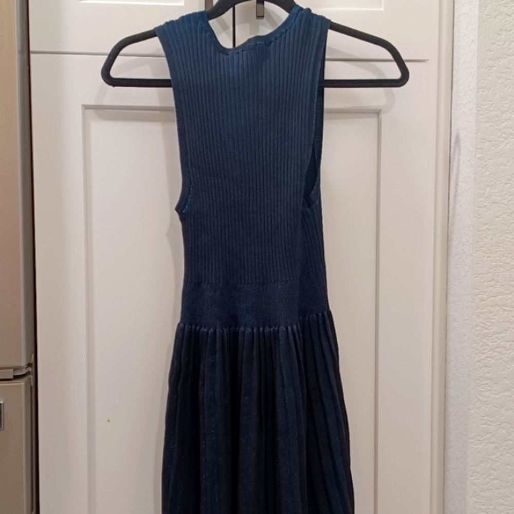 French Connection Blue and Black Dress
